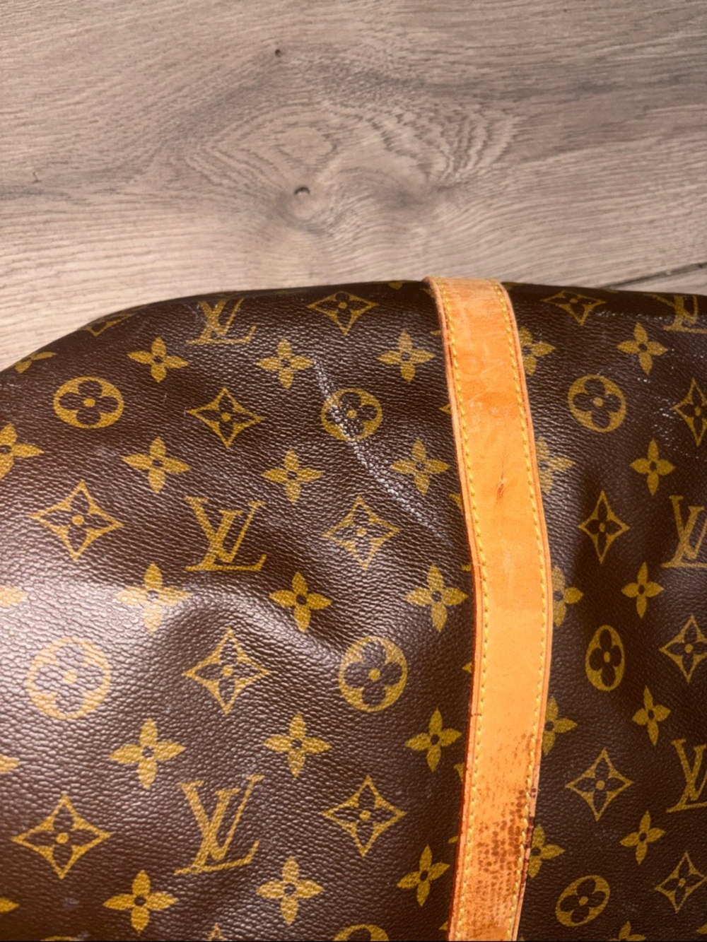 Louis Vuitton Monogram Keepall Duffle Bag - Brown & Tan - Picture 16 of 16